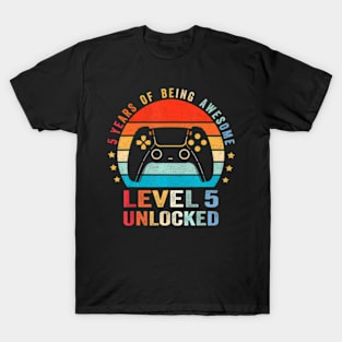 Level 5 Video 5th Birthday T-Shirt